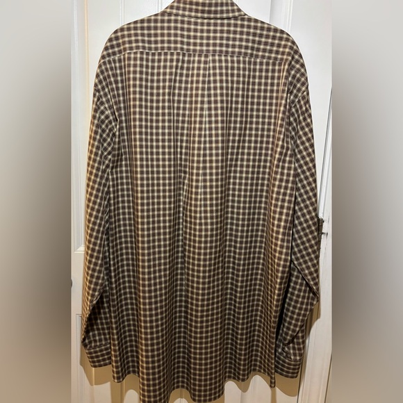 LL Bean XL Tall Wrinkle Res Plaid Long Sleeve Button Up Outdoor Fishing Hiking - Picture 4 of 4